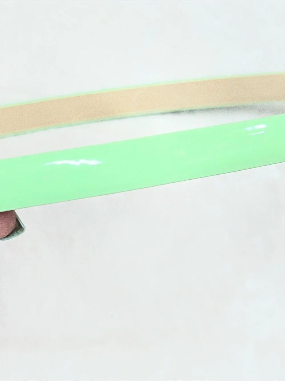 J. Crew Belt Mint Green Size S Skinny 1/2" Wide - Picture 12 of 13
